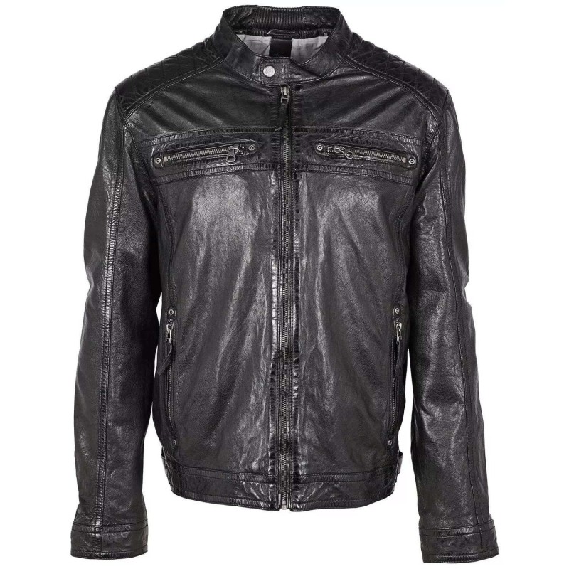 Geaca de Piele Barbati Gipsy Neagra GMGilian CF LONTV – IMBRACAMINTE Geaca de Piele Barbati Gipsy Neagra GMGilian CF LONTV – IMBRACAMINTE