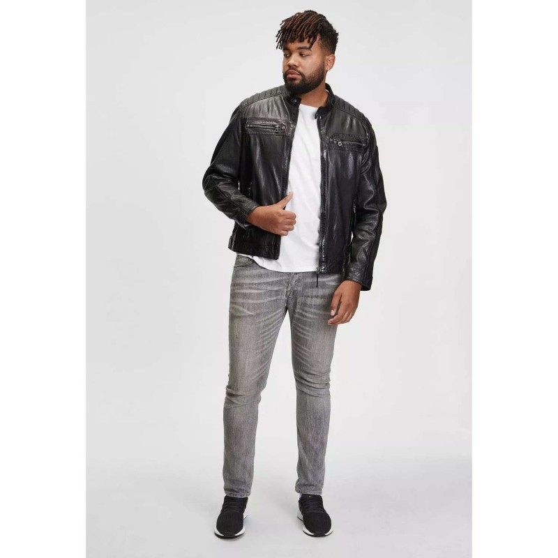 Geaca de Piele Barbati Gipsy Neagra GMGilian CF LONTV – IMBRACAMINTE Geaca de Piele Barbati Gipsy Neagra GMGilian CF LONTV – IMBRACAMINTE