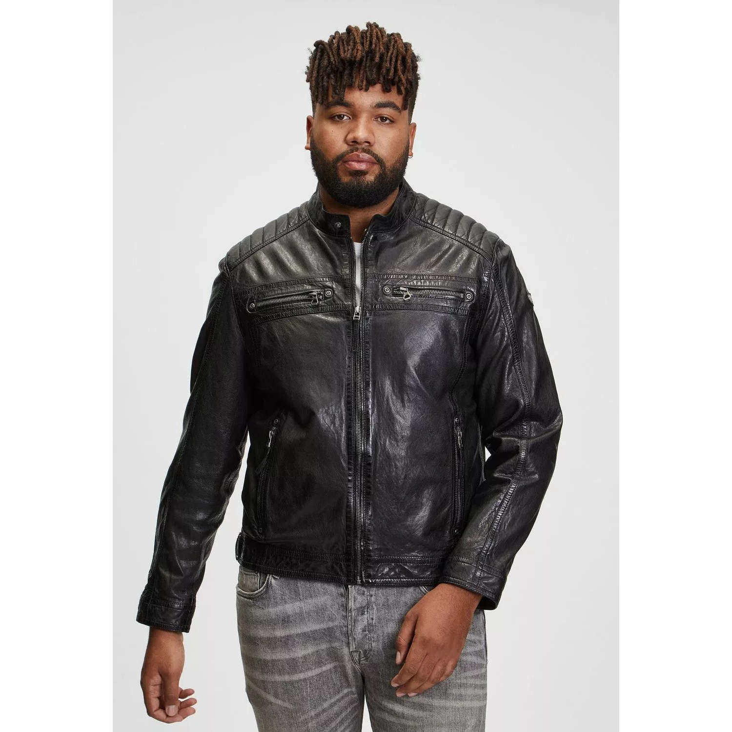 Geaca de Piele Barbati Gipsy Neagra GMGilian CF LONTV – IMBRACAMINTE Geaca de Piele Barbati Gipsy Neagra GMGilian CF LONTV – IMBRACAMINTE