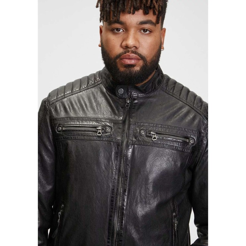 Geaca de Piele Barbati Gipsy Neagra GMGilian CF LONTV – IMBRACAMINTE Geaca de Piele Barbati Gipsy Neagra GMGilian CF LONTV – IMBRACAMINTE