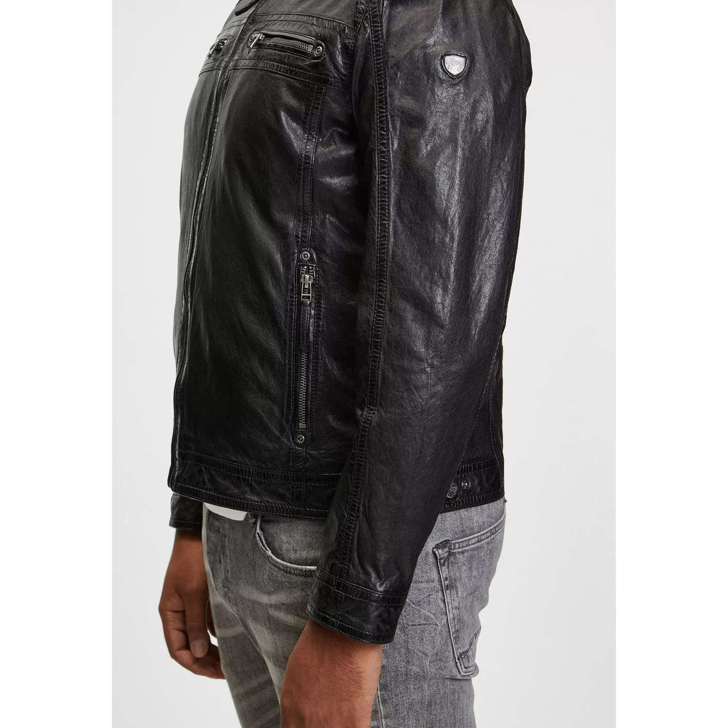 Geaca de Piele Barbati Gipsy Neagra GMGilian CF LONTV – IMBRACAMINTE Geaca de Piele Barbati Gipsy Neagra GMGilian CF LONTV – IMBRACAMINTE