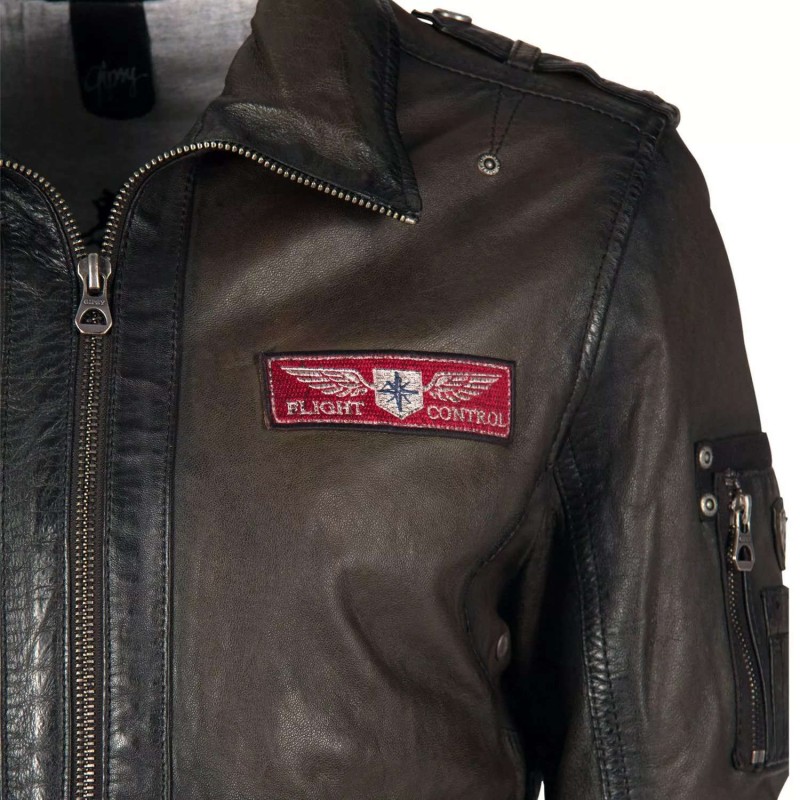 Geaca de Piele Barbati Gipsy Maro Antic GMGismo LAKAV – IMBRACAMINTE Geaca de Piele Barbati Gipsy Maro Antic GMGismo LAKAV – IMBRACAMINTE