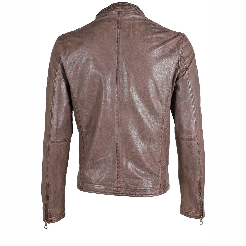 Geaca de Piele Barbati Gipsy Maro Inchis GMGlenno LAMAXV Geaca de Piele Barbati Gipsy Maro Inchis GMGlenno LAMAXV - readytowear.ro