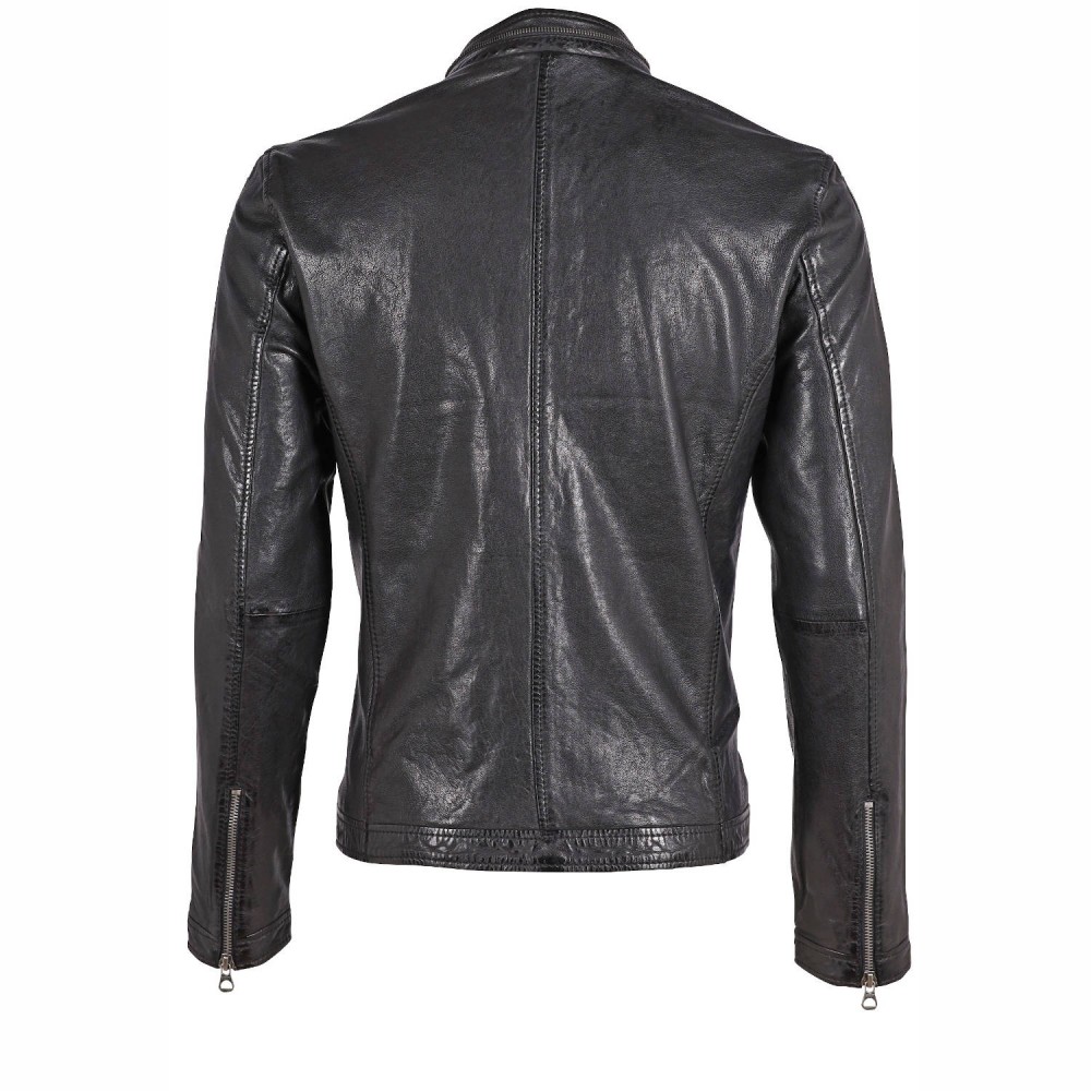Geaca de Piele Barbati Gipsy Neagra GMGlenno LAMAXV Geaca de Piele Barbati Gipsy Neagra GMGlenno LAMAXV - readytowear.ro