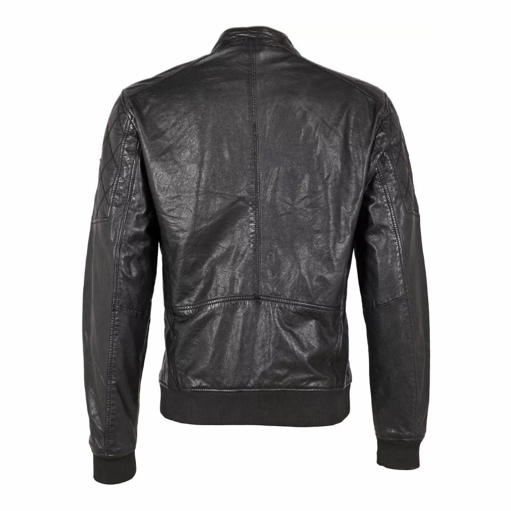 Geaca de Piele Barbati Gipsy Neagra GMGradie LDRV Geaca de Piele Barbati Gipsy Neagra GMGradie LDRV - readytowear.ro