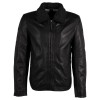 Geaca de Iarna din Piele Barbati Gipsy Neagra GMGrover – IMBRACAMINTE
