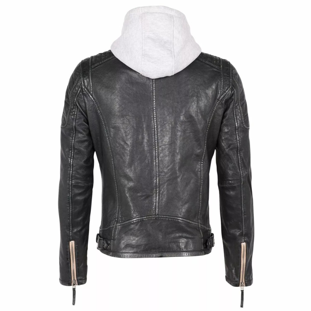 Geaca de Piele Barbati Gipsy Neagra GMHanyo SF LABAGV Geaca de Piele Barbati Gipsy Neagra GMHanyo SF LABAGV - readytowear.ro