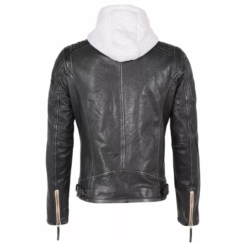 Geaca de Piele Barbati Gipsy Neagra GMHanyo SF LABAGV – IMBRACAMINTE