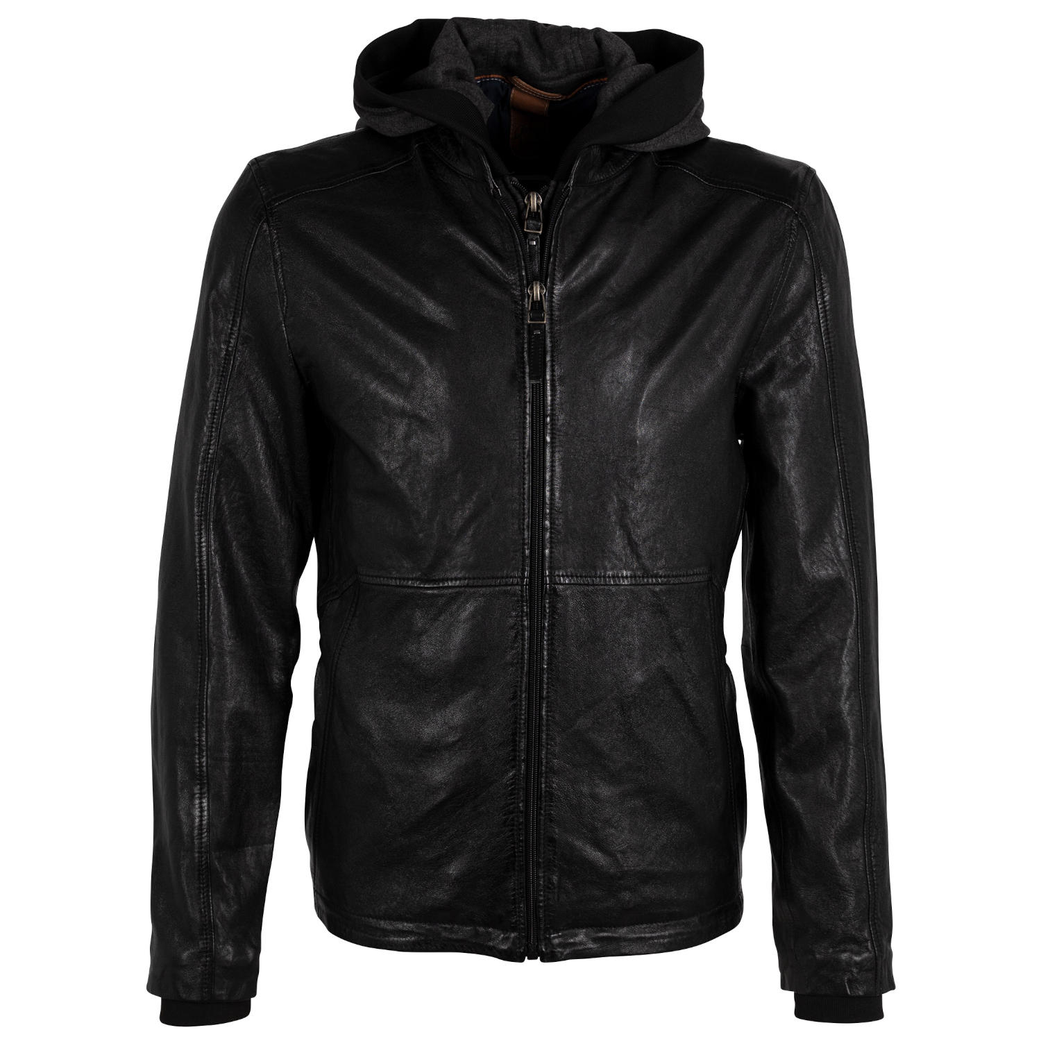 Geaca de Piele Barbati Gipsy Neagra GMHaydin – IMBRACAMINTE