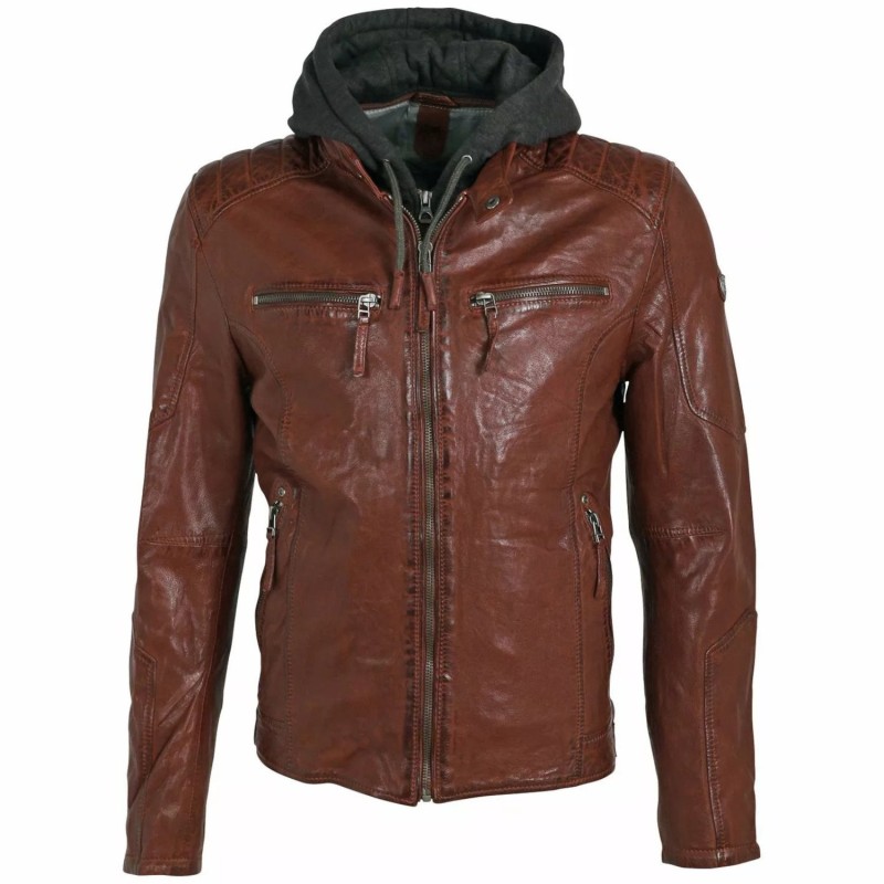 Geaca de Piele Barbati Gipsy Maro Rosiatic GMHenno – IMBRACAMINTE