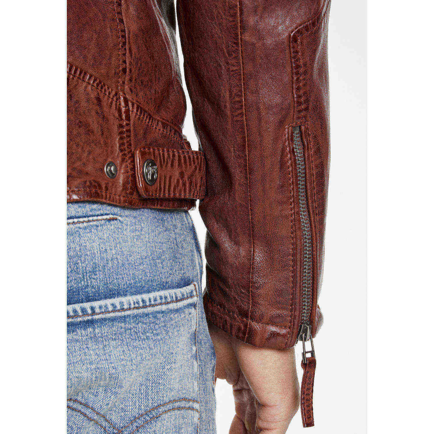 Geaca de Piele Barbati Gipsy Maro Rosiatic GMHenno – IMBRACAMINTE