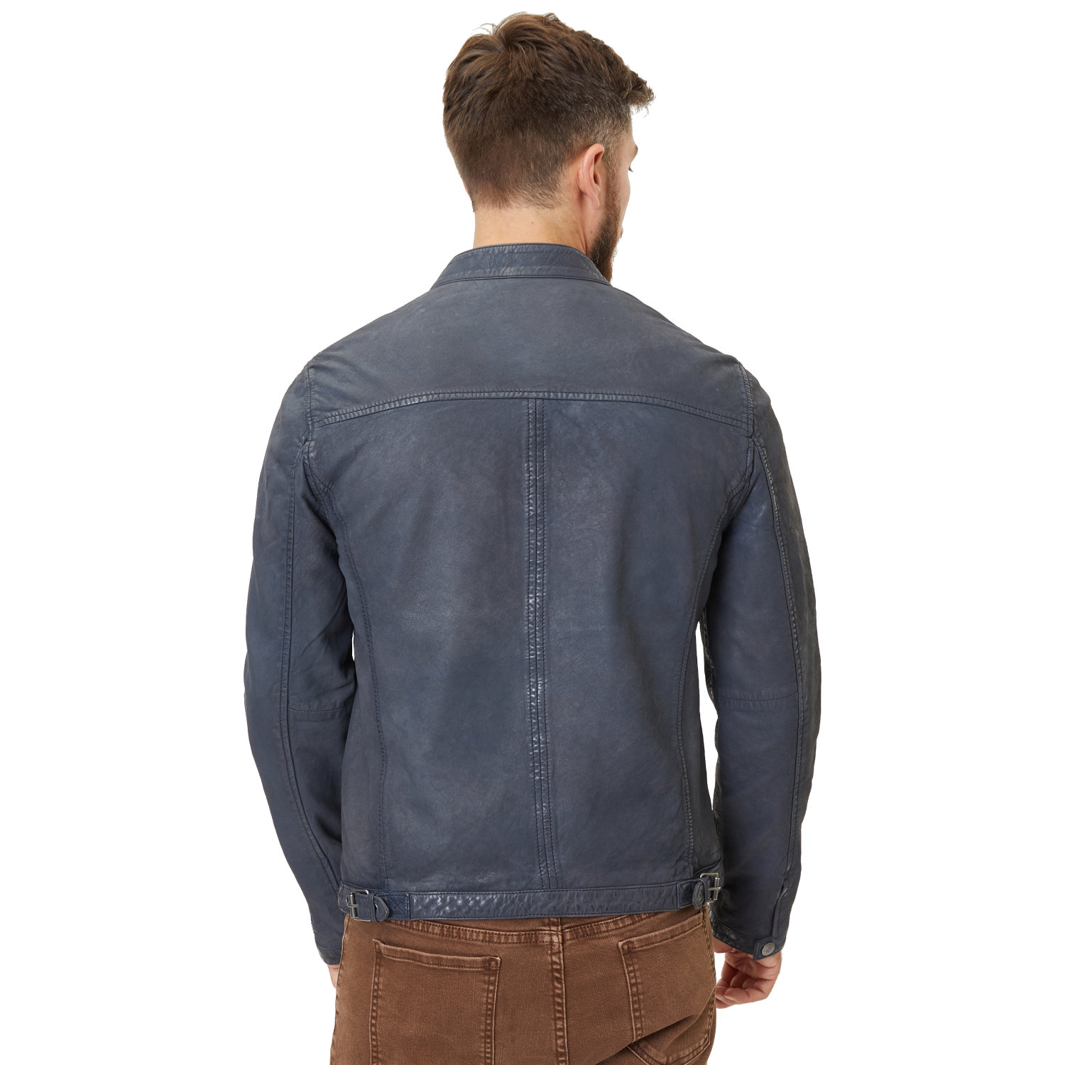 Geaca de Piele Barbati Gipsy Bleumarin GMHiet – Black Friday Geaca de Piele Barbati Gipsy Bleumarin GMHiet – Black Friday