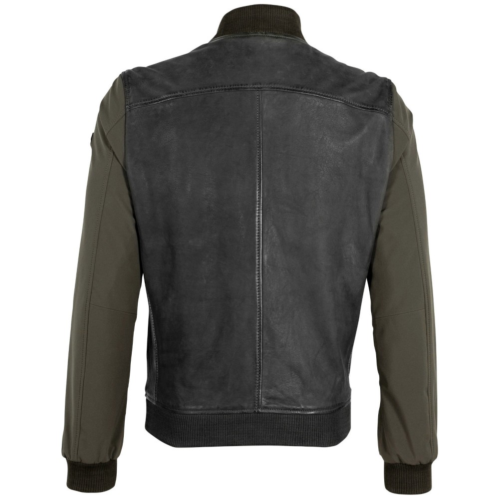 Geaca de Piele Barbati Gipsy Olive GMHorizan Geaca de Piele Barbati Gipsy Olive GMHorizan - readytowear.ro