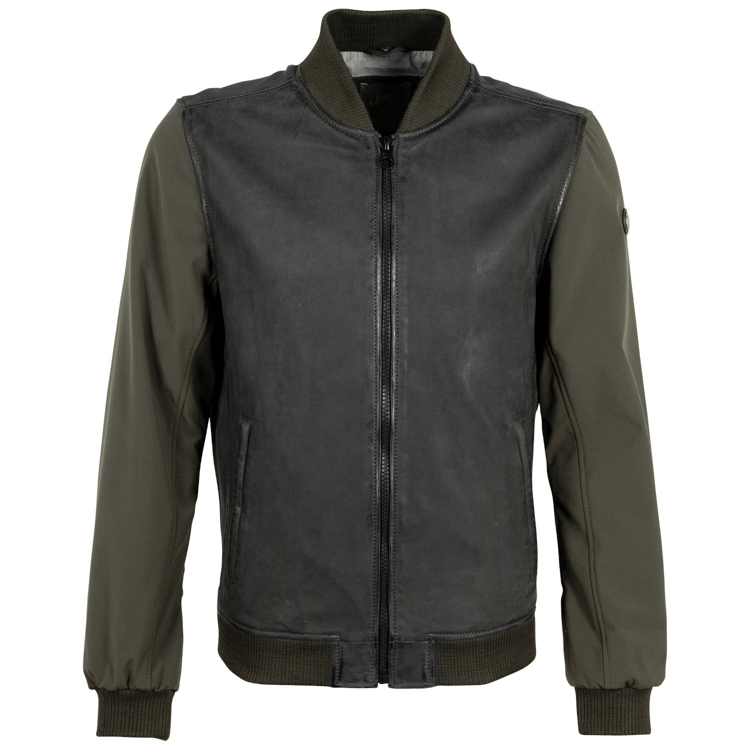 Geaca de Piele Barbati Gipsy Olive GMHorizan – IMBRACAMINTE