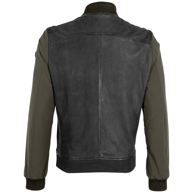 Geaca de Piele Barbati Gipsy Olive GMHorizan – IMBRACAMINTE