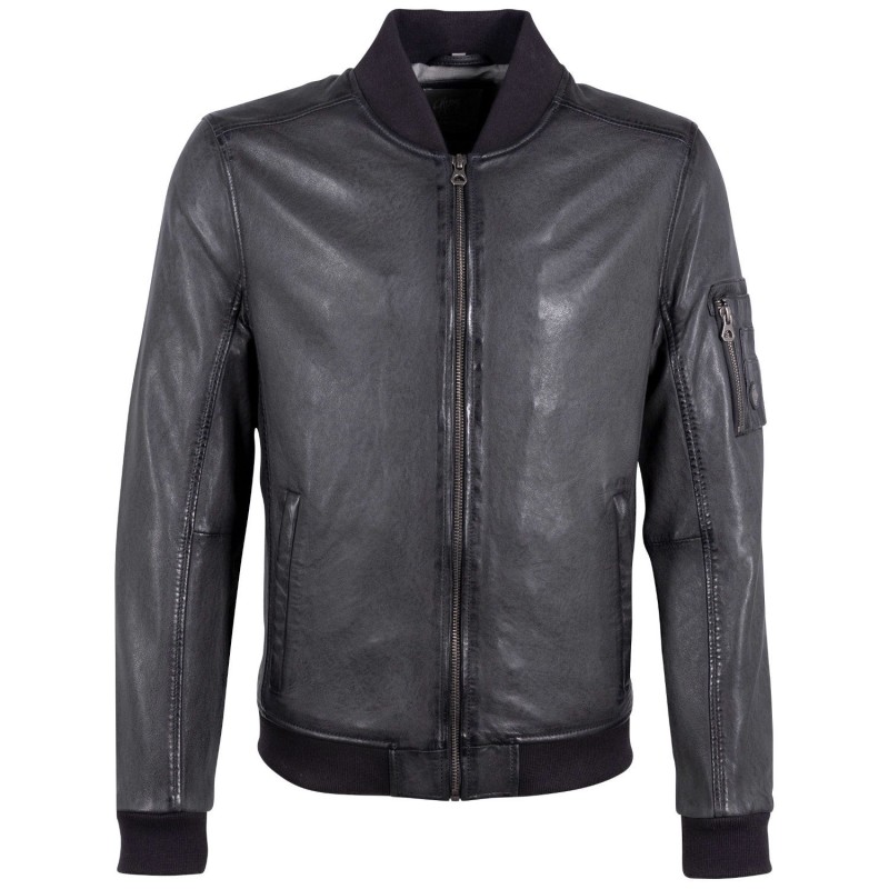 Geaca de Piele Barbati Gipsy Antracit GMHusley – IMBRACAMINTE Geaca de Piele Barbati Gipsy Antracit GMHusley – IMBRACAMINTE