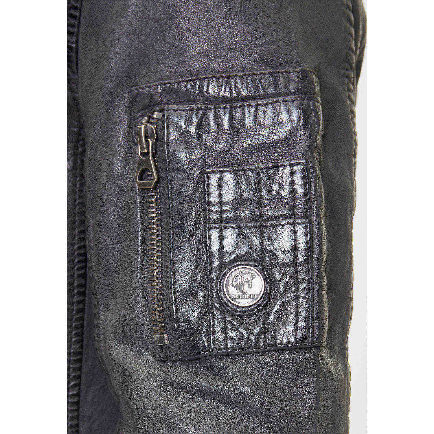 Geaca de Piele Barbati Gipsy Antracit GMHusley – IMBRACAMINTE Geaca de Piele Barbati Gipsy Antracit GMHusley – IMBRACAMINTE