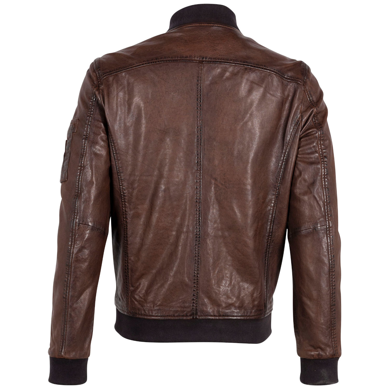 Geaca de Piele Barbati Gipsy Castanie GMHusley – Geci de Piele