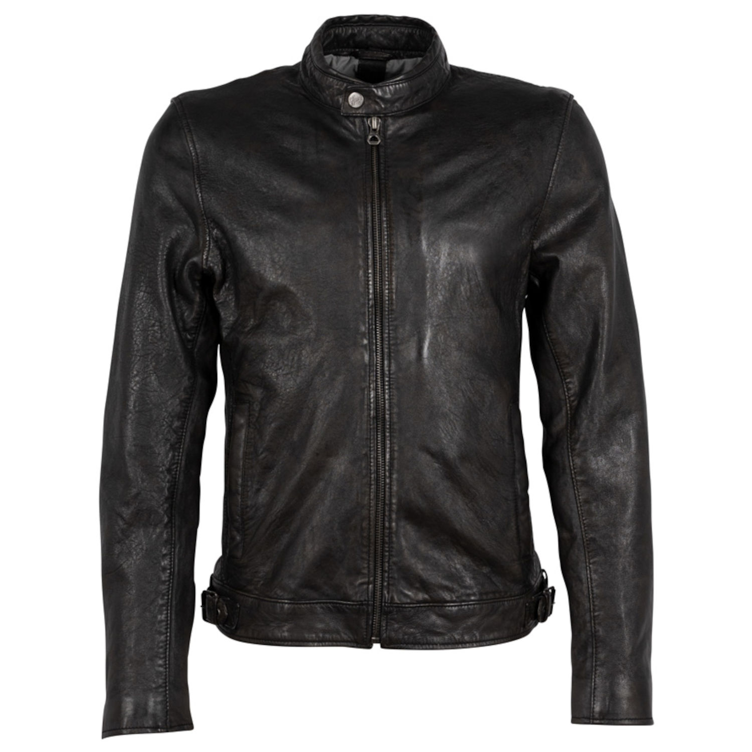 Geaca de Piele Barbati Gipsy Negru Vintage GMIdro – Black Friday