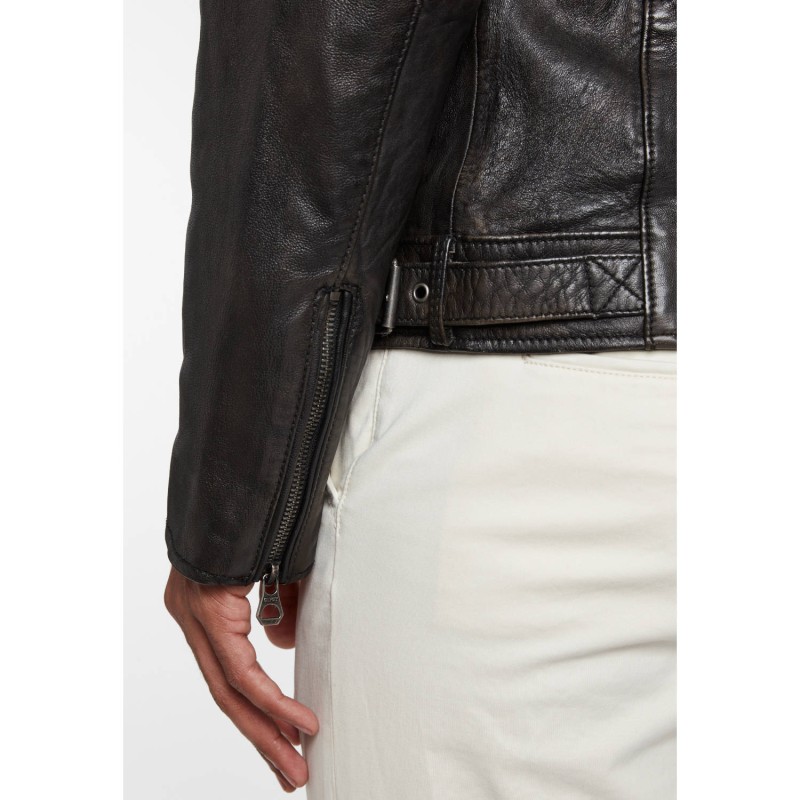 Geaca de Piele Barbati Gipsy Negru Vintage GMIdro – Black Friday Geaca de Piele Barbati Gipsy Negru Vintage GMIdro – Black Friday