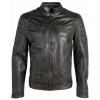 Geaca de Piele Barbati Gipsy Negru/Bej GMIonut NSLROV Geaca de Piele Barbati Gipsy Negru/Bej GMIonut NSLROV - readytowear.ro