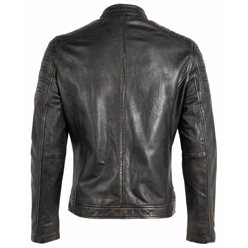 Geaca de Piele Barbati Gipsy Negru/Bej GMIonut NSLROV – IMBRACAMINTE Geaca de Piele Barbati Gipsy Negru/Bej GMIonut NSLROV – IMBRACAMINTE