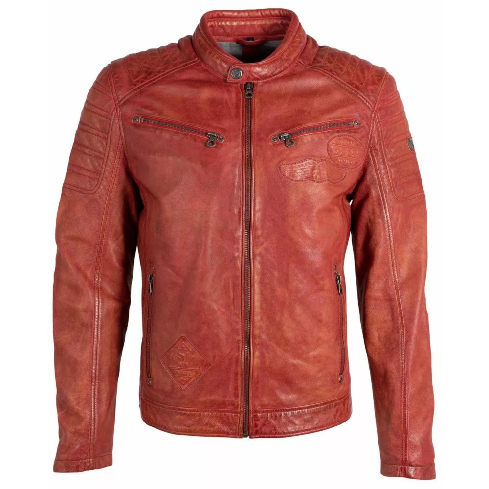 Geaca de Piele Barbati Gipsy Rosie GMIonut NSLROV Geaca de Piele Barbati Gipsy Rosie GMIonut NSLROV - readytowear.ro