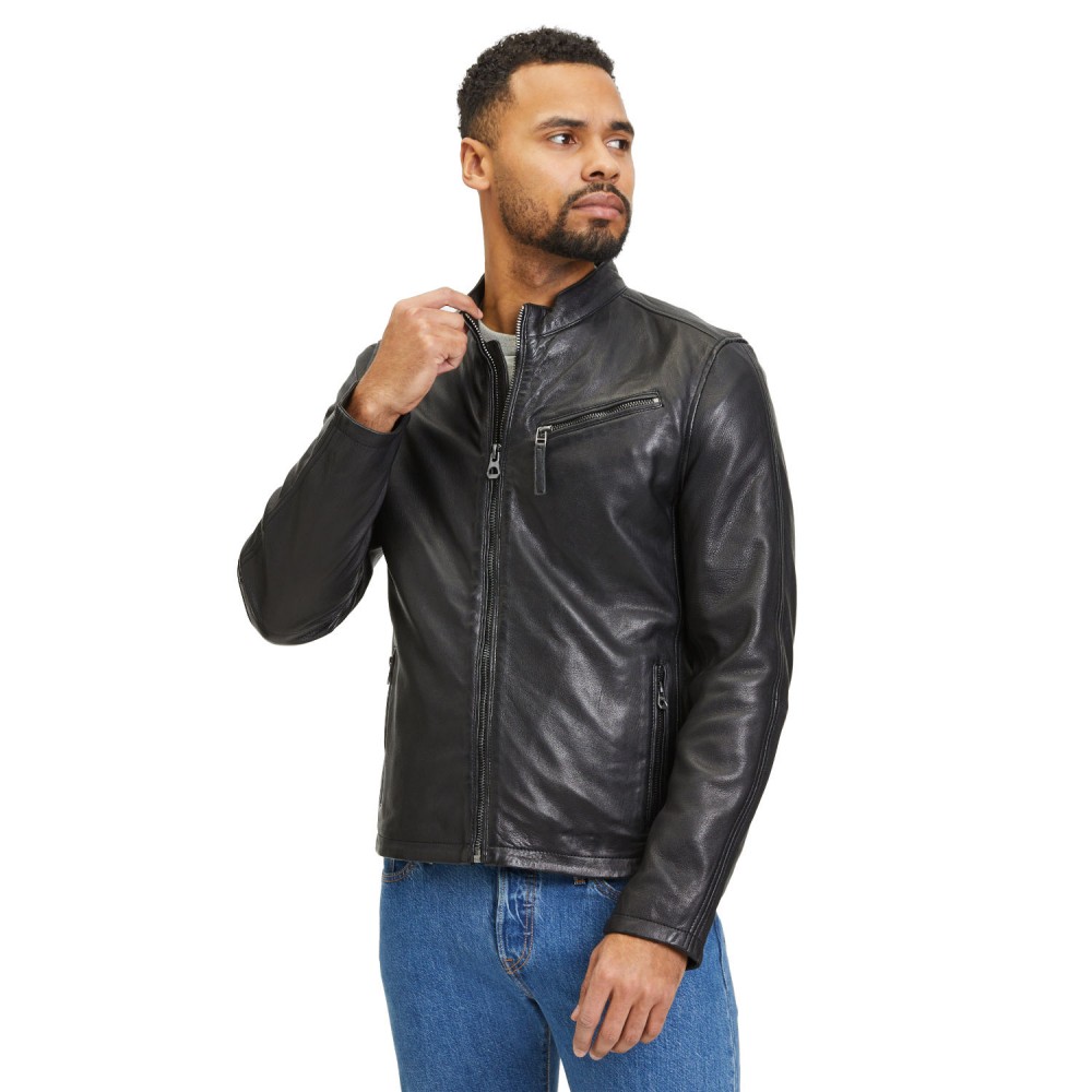 Geaca de Piele Barbati Gipsy Neagra GMJaqua Geaca de Piele Barbati Gipsy Neagra GMJaqua - readytowear.ro