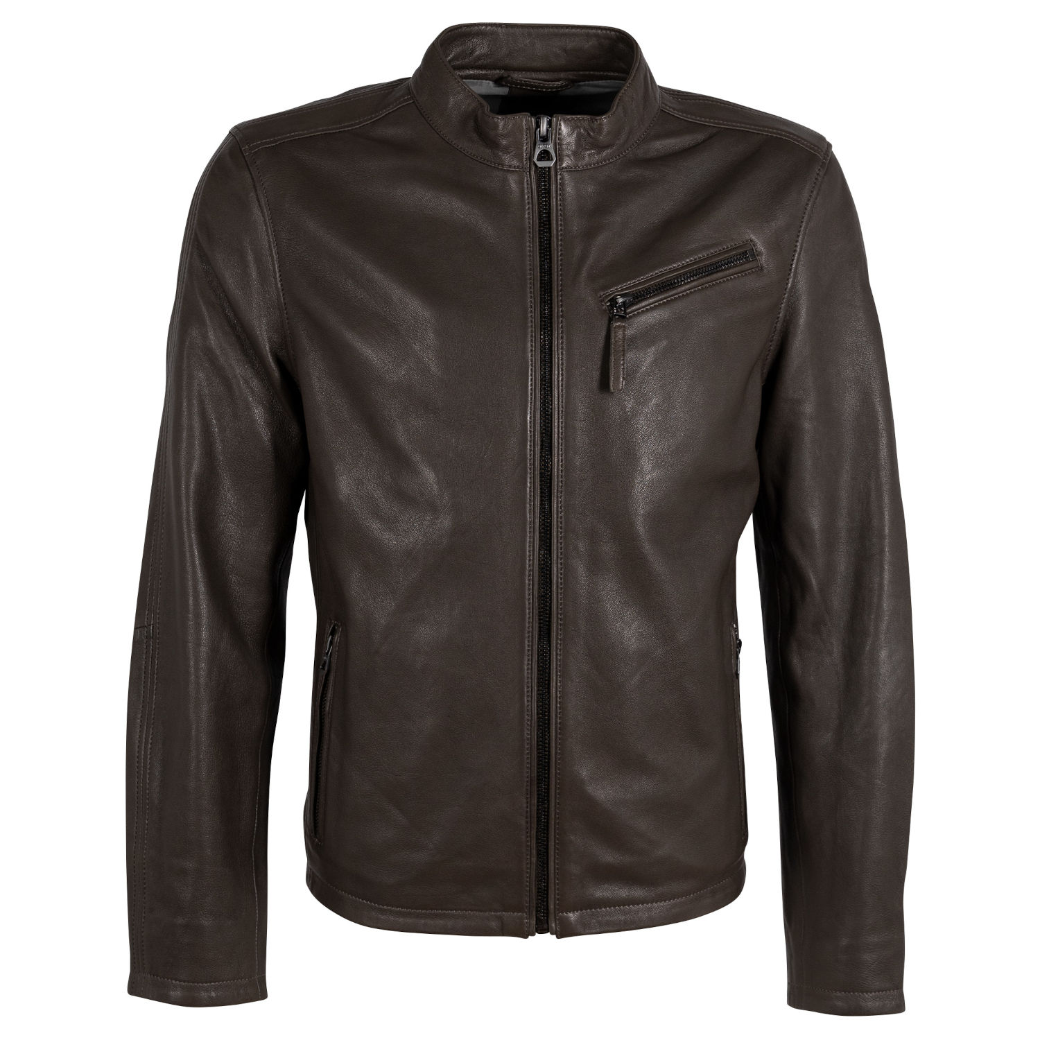 Geaca de Piele Barbati Gipsy Olive Inchis GMJaqua – IMBRACAMINTE