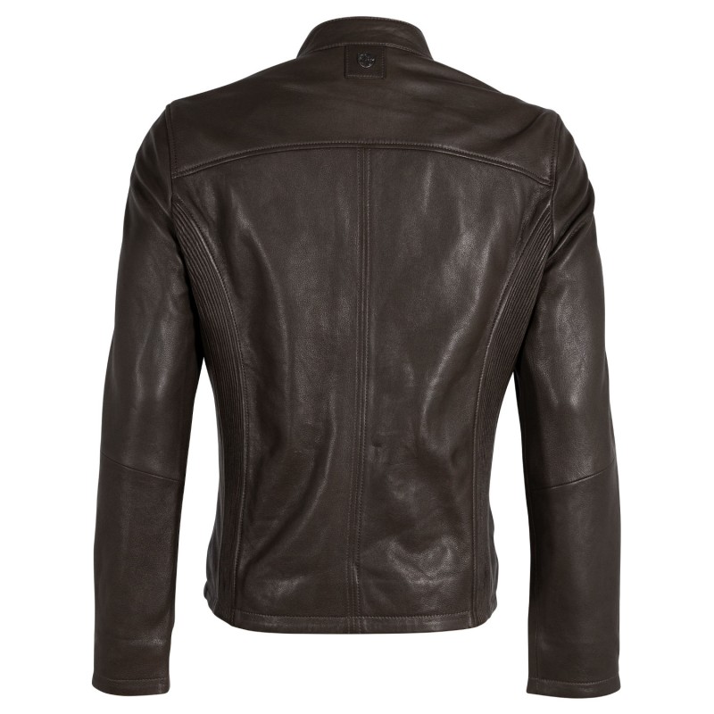 Geaca de Piele Barbati Gipsy Olive Inchis GMJaqua – Black Friday