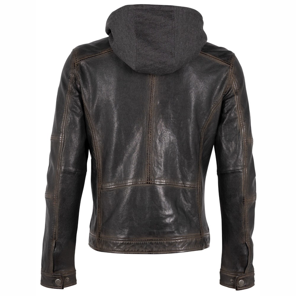 Geaca de Piele Barbati Gipsy Neagra GMJaxson LARETV Geaca de Piele Barbati Gipsy Neagra GMJaxson LARETV - readytowear.ro