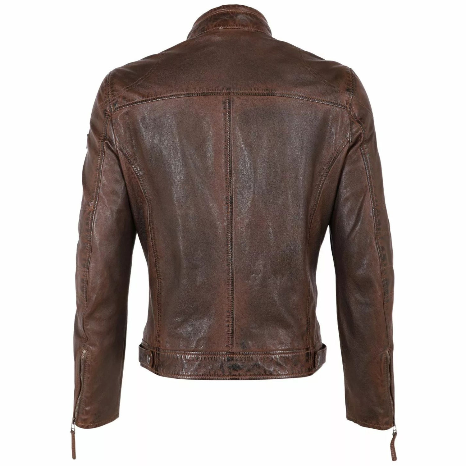 Geaca de Piele Barbati Gipsy Castanie GMJenno – IMBRACAMINTE