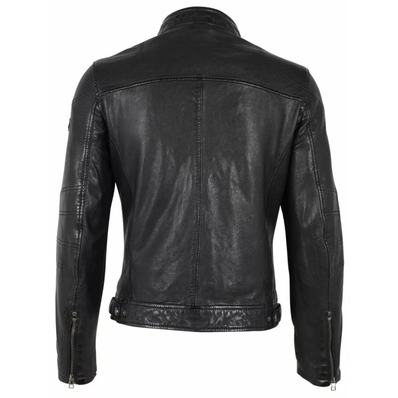 Geaca de Piele Barbati Gipsy Neagra GMJenno LASUV – IMBRACAMINTE
