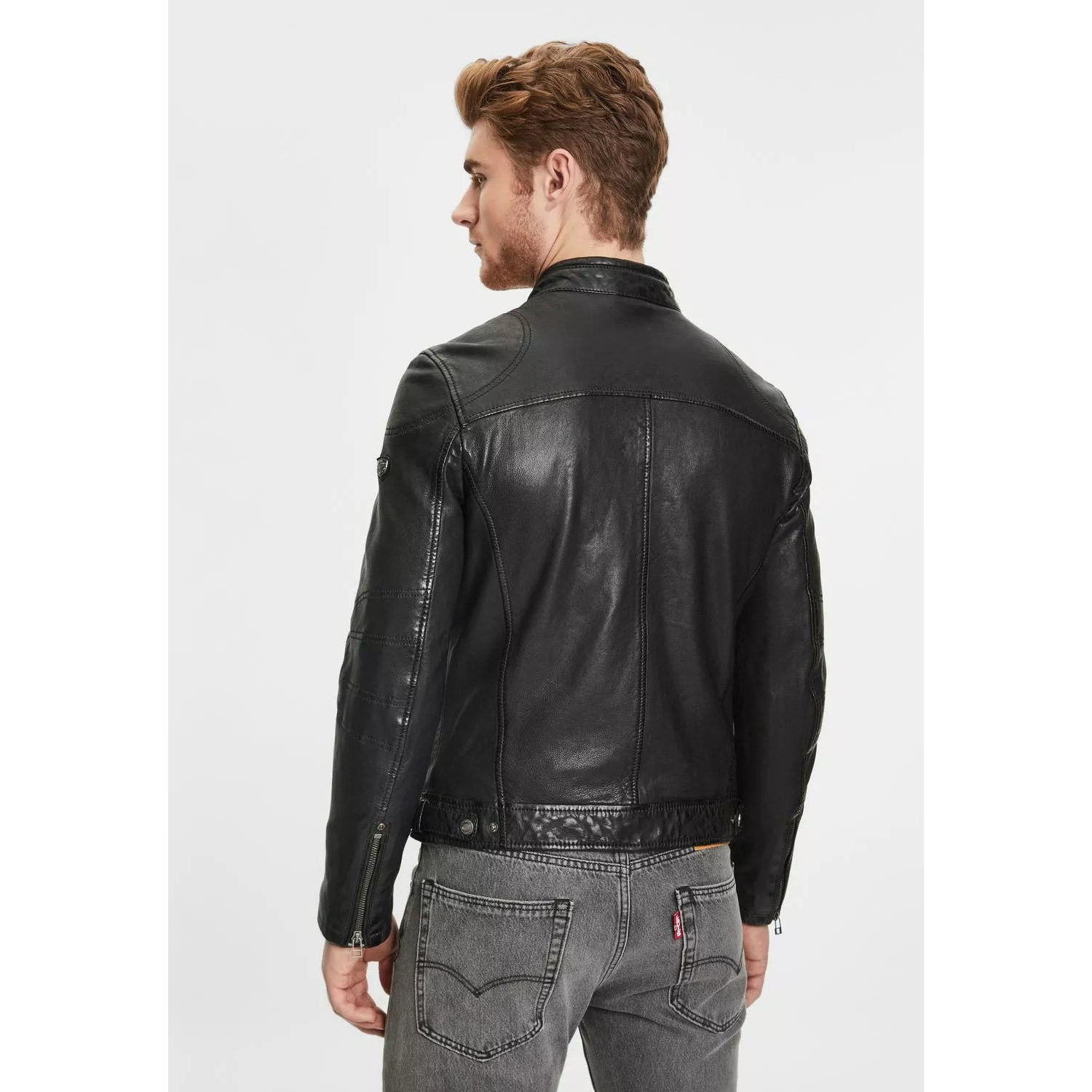 Geaca de Piele Barbati Gipsy Neagra GMJenno LASUV – IMBRACAMINTE