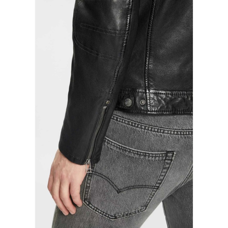 Geaca de Piele Barbati Gipsy Neagra GMJenno LASUV – IMBRACAMINTE