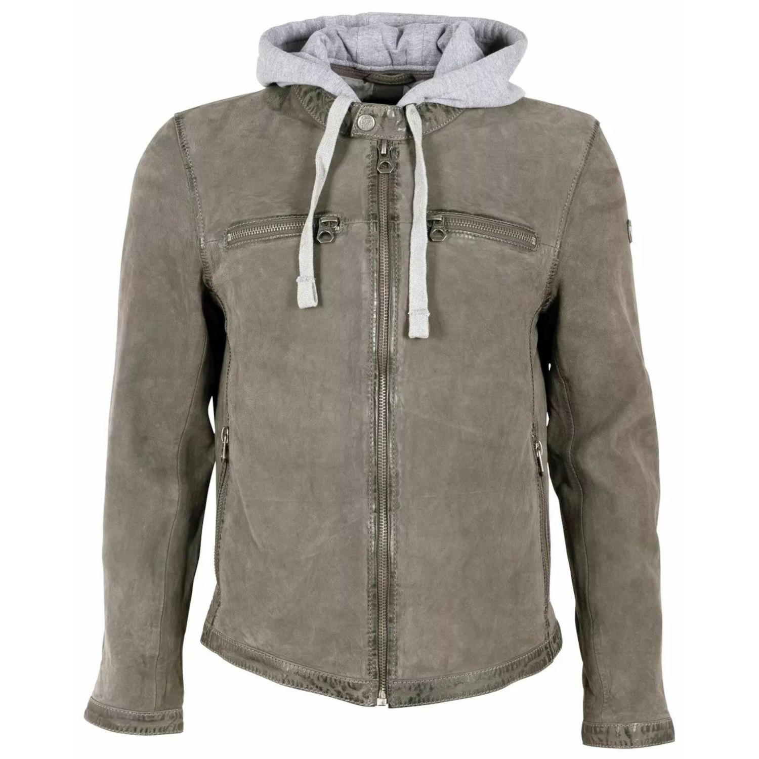 Geaca de Piele Barbati Gipsy Gri Inchis GMJonno SF LNUV – Black Friday Geaca de Piele Barbati Gipsy Gri Inchis GMJonno SF LNUV – Black Friday