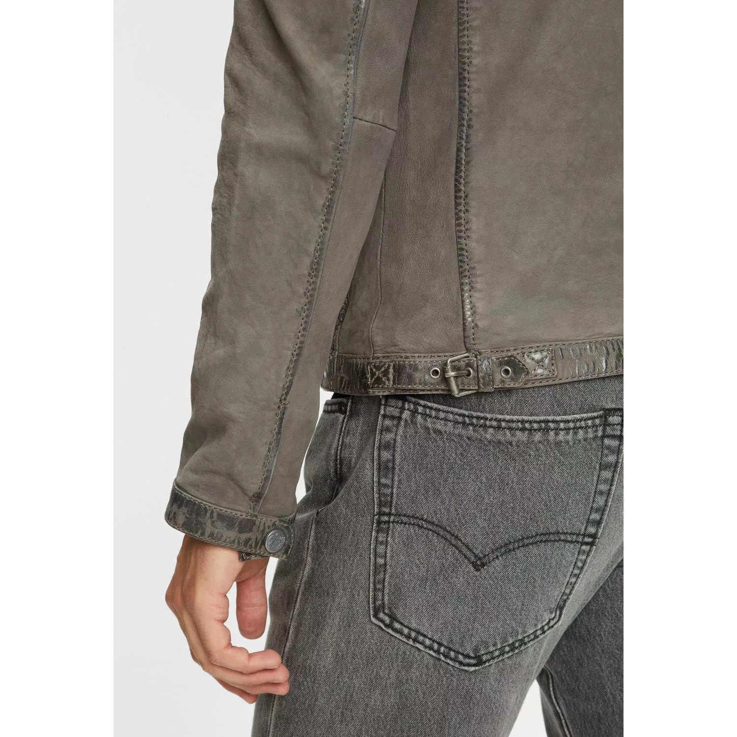 Geaca de Piele Barbati Gipsy Gri Inchis GMJonno SF LNUV – Black Friday Geaca de Piele Barbati Gipsy Gri Inchis GMJonno SF LNUV – Black Friday