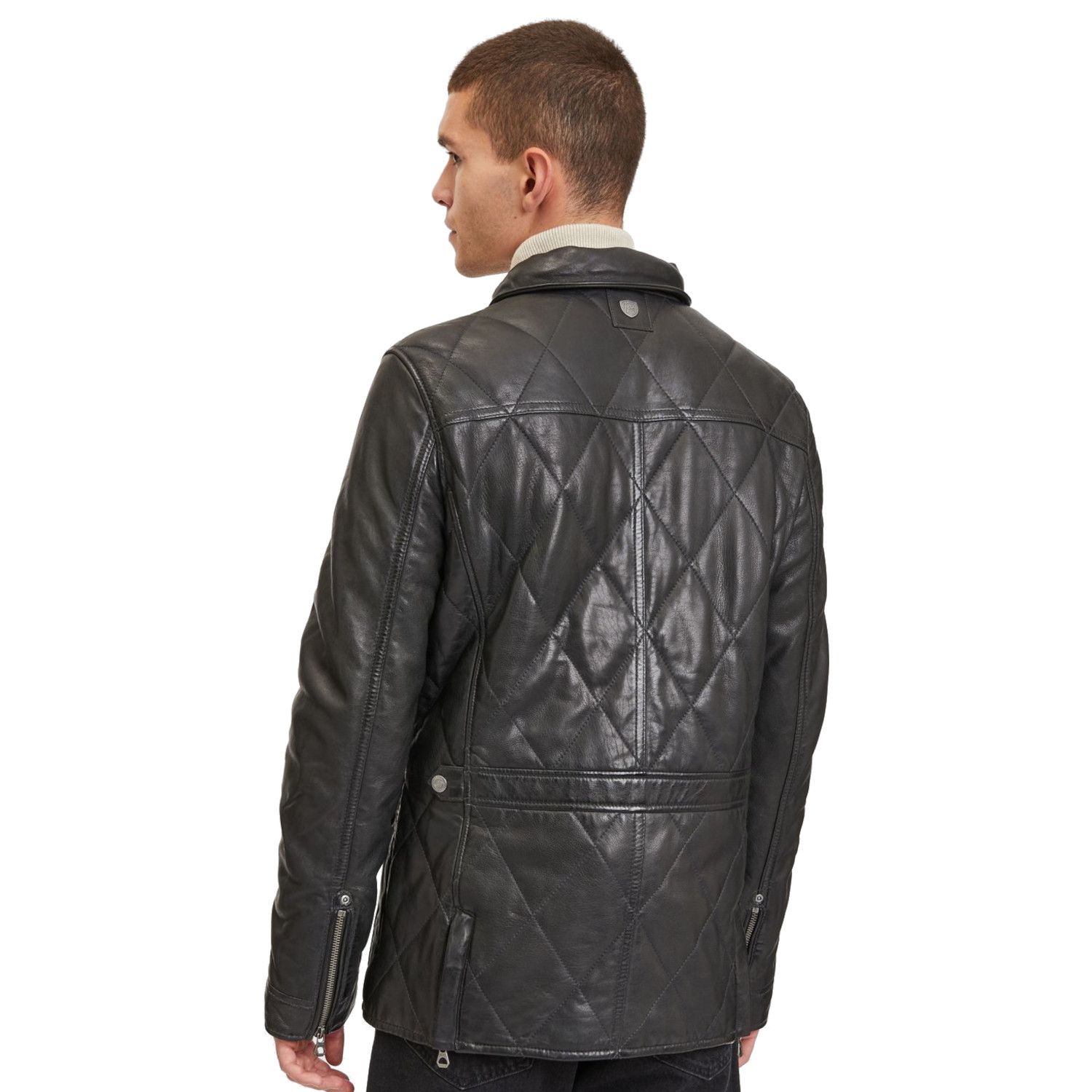 Geaca Lunga de Piele Barbati Gipsy Antracit GMKalisdo 2 – Black Friday Geaca Lunga de Piele Barbati Gipsy Antracit GMKalisdo 2 – Black Friday