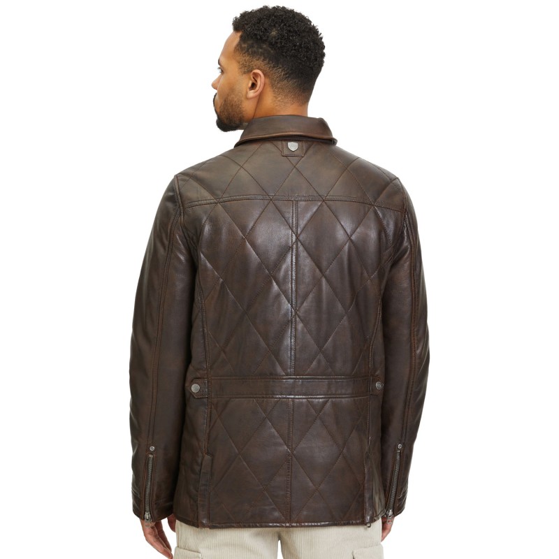 Geaca Lunga de Piele Barbati Gipsy Maro GMKalisdo 2 – Black Friday Geaca Lunga de Piele Barbati Gipsy Maro GMKalisdo 2 – Black Friday