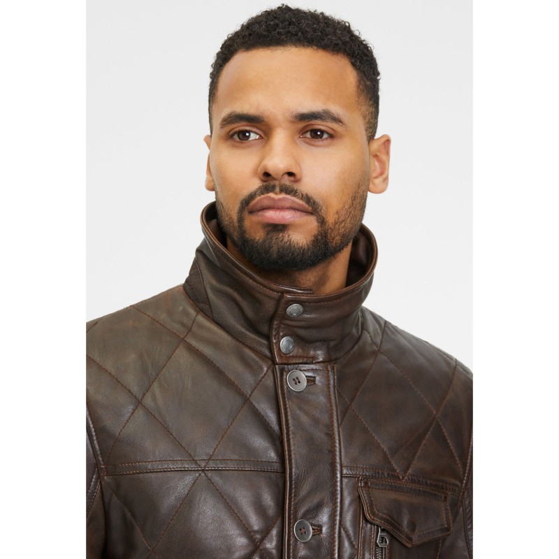 Geaca Lunga de Piele Barbati Gipsy Maro GMKalisdo 2 – Black Friday Geaca Lunga de Piele Barbati Gipsy Maro GMKalisdo 2 – Black Friday