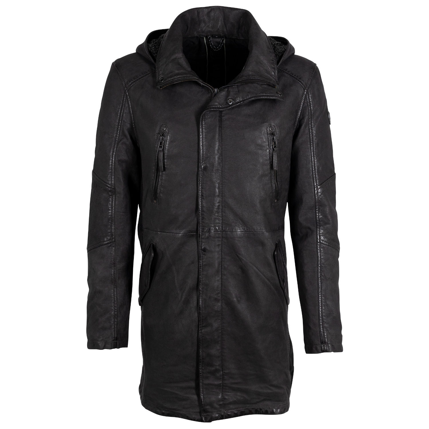 Geaca Lunga de Piele Barbati Gipsy Antracit GMKassio – IMBRACAMINTE Geaca Lunga de Piele Barbati Gipsy Antracit GMKassio – IMBRACAMINTE