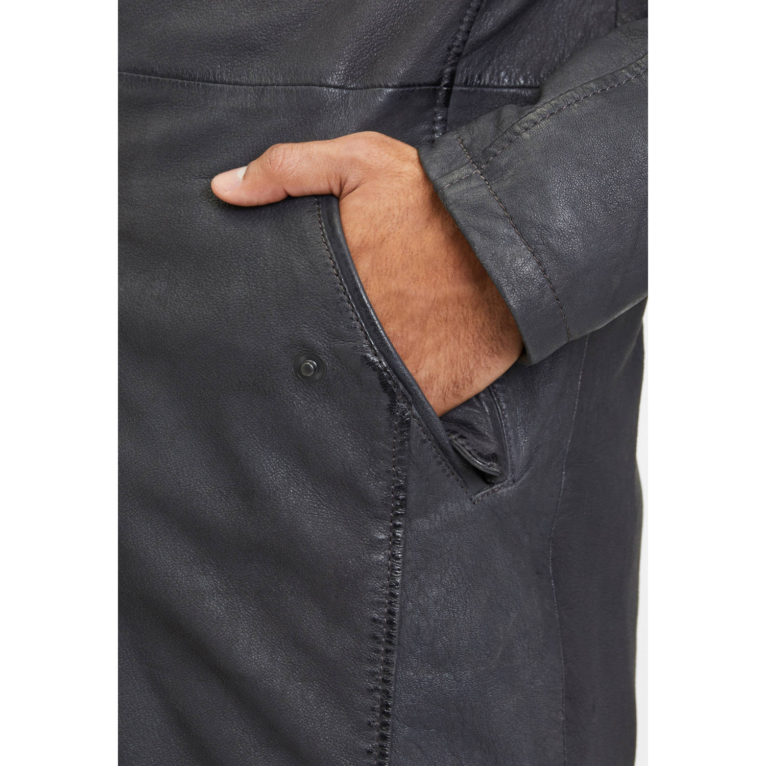 Geaca Lunga de Piele Barbati Gipsy Antracit GMKassio – IMBRACAMINTE Geaca Lunga de Piele Barbati Gipsy Antracit GMKassio – IMBRACAMINTE