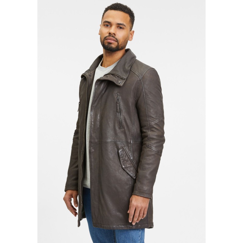 Geaca Lunga de Piele Barbati Gipsy Maro GMKassio – IMBRACAMINTE Geaca Lunga de Piele Barbati Gipsy Maro GMKassio – IMBRACAMINTE