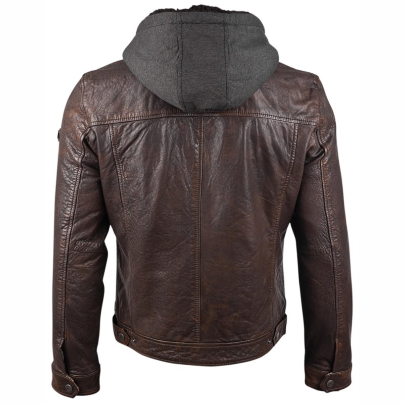 Geaca de Piele Barbati Gipsy Maro Antic GMLennu LAMAV W – IMBRACAMINTE