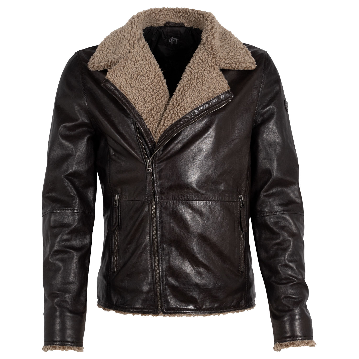 Cojoc de Piele Imblanit Barbati Gipsy Maro Inchis GMLetro – IMBRACAMINTE Cojoc de Piele Imblanit Barbati Gipsy Maro Inchis GMLetro – IMBRACAMINTE