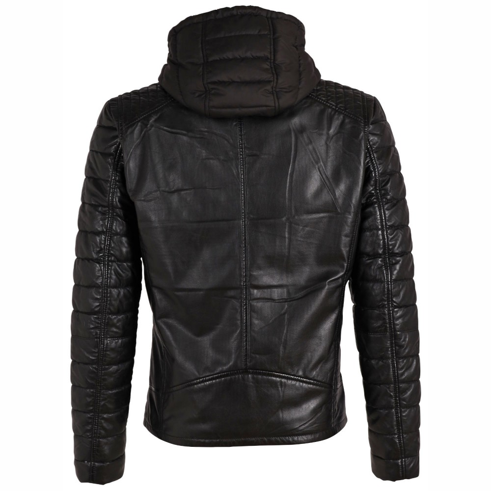 Geaca de Iarna din Piele Barbati Gipsy Neagra GMLonso Geaca de Iarna din Piele Barbati Gipsy Neagra GMLonso - readytowear.ro