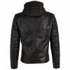 Geaca de Iarna din Piele Barbati Gipsy Neagra GMLonso - readytowear.ro