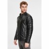 Geaca de Iarna din Piele Barbati Gipsy Neagra GMLonso – Black Friday