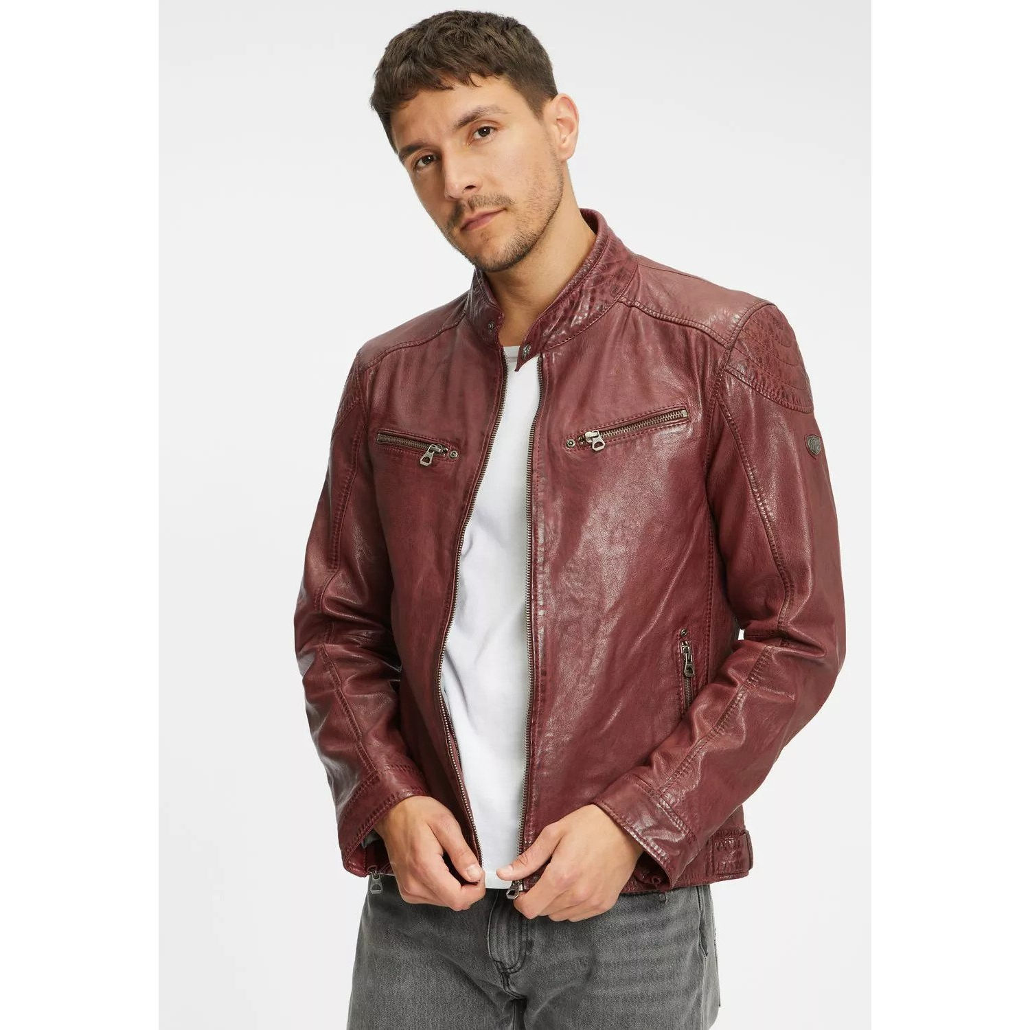 Geaca de Piele Barbati Gipsy Visinie GMLyron – IMBRACAMINTE Geaca de Piele Barbati Gipsy Visinie GMLyron – IMBRACAMINTE