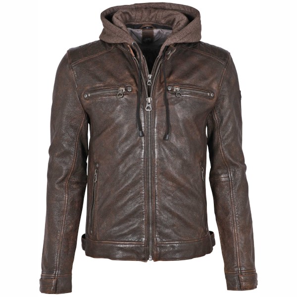 Geaca de Piele Barbati Gipsy Maro Vintage GMMagnu SF LANTV – Black Friday — fotografia 1